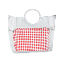 Load image into Gallery viewer, Red Gingham Pouch