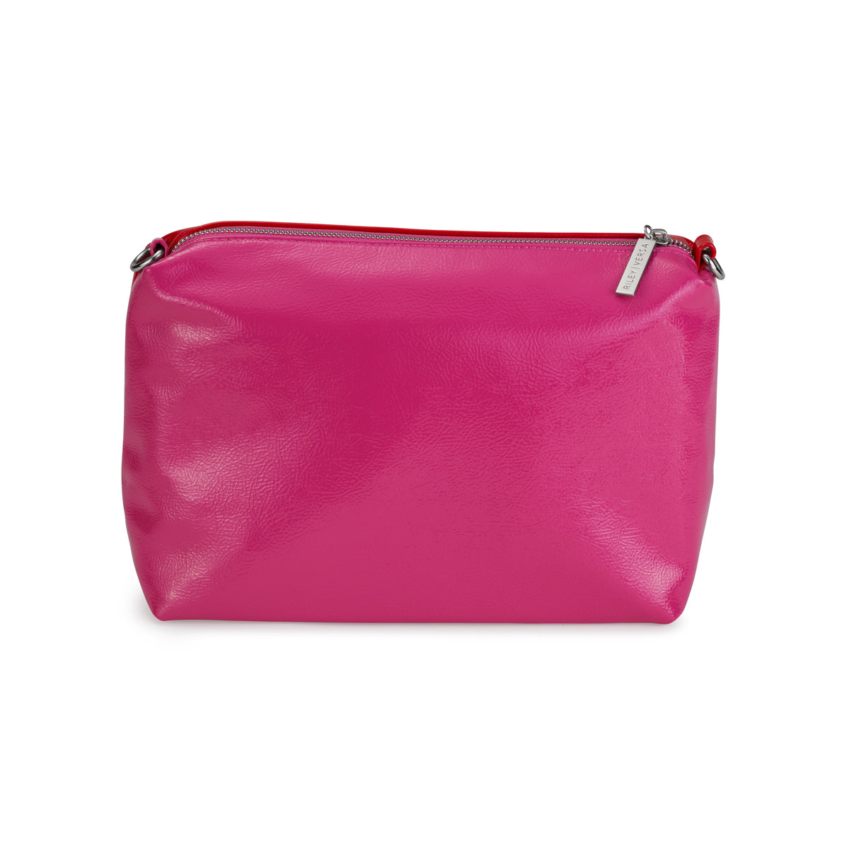 Two-Tone Patent Leather Pouch – RILEY VERSA