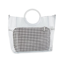 Load image into Gallery viewer, Black Gingham Pouch