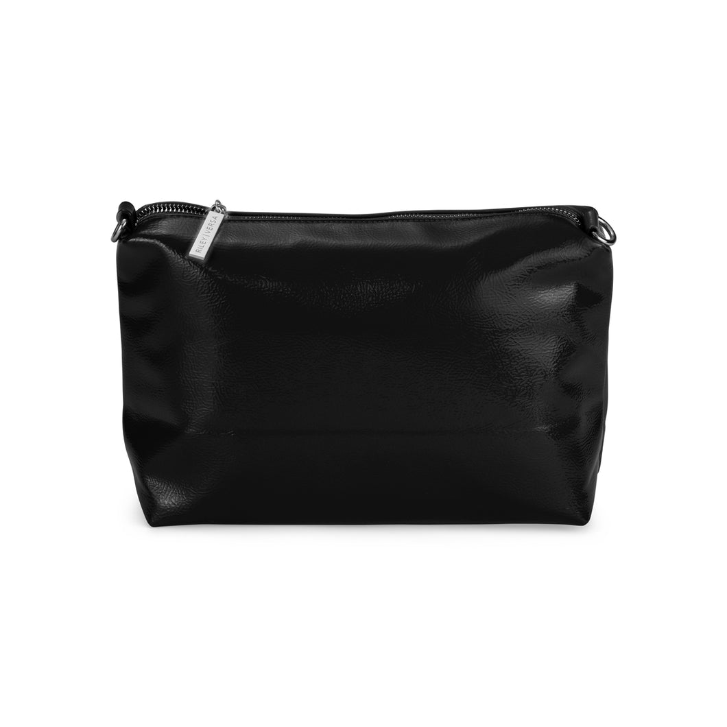 Black Patent Leather Pouch