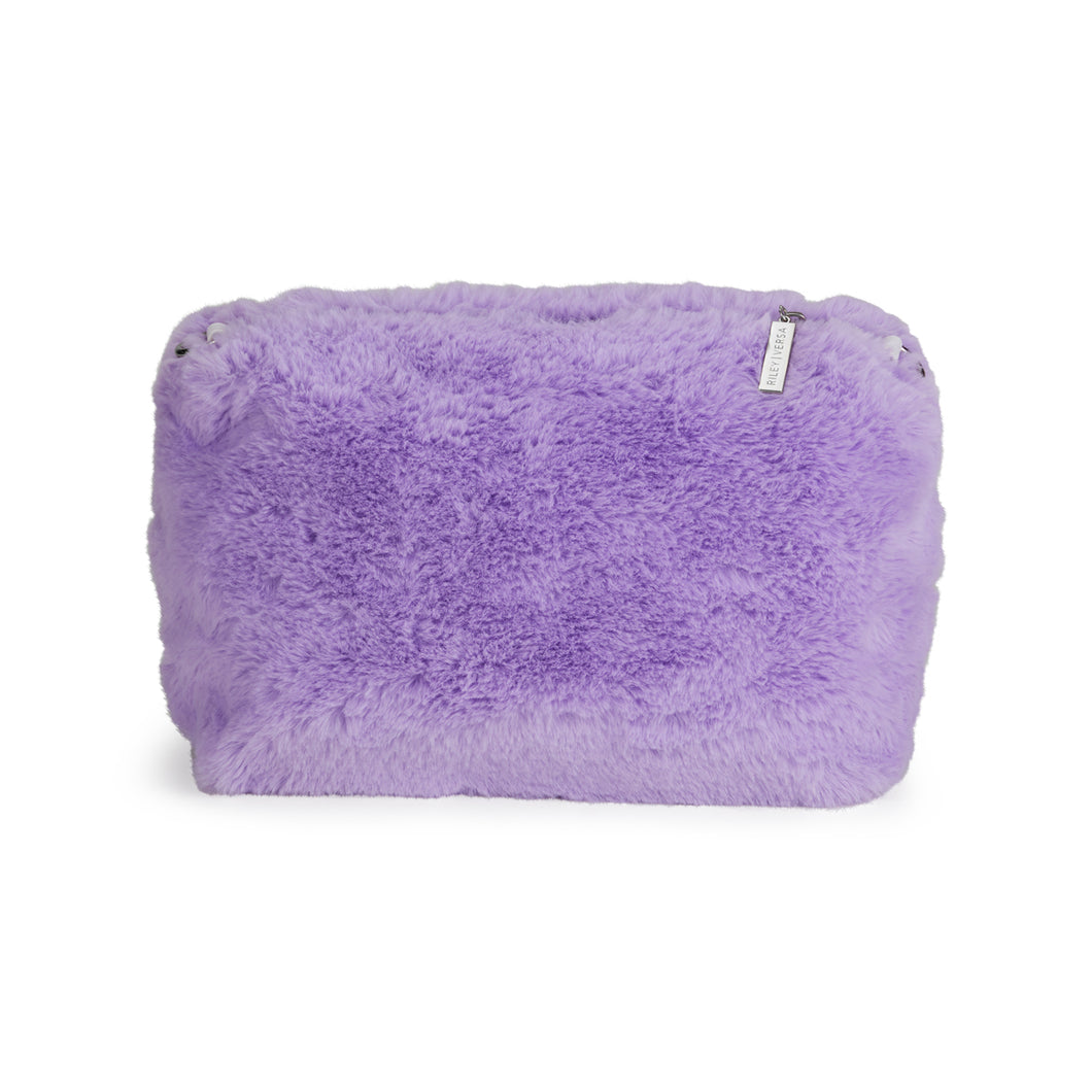 Fuzzy Purple Pouch