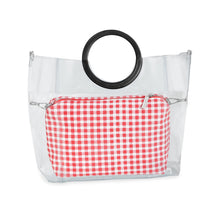 Load image into Gallery viewer, Red Gingham Pouch