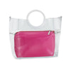 Two-Tone Patent Leather Pouch