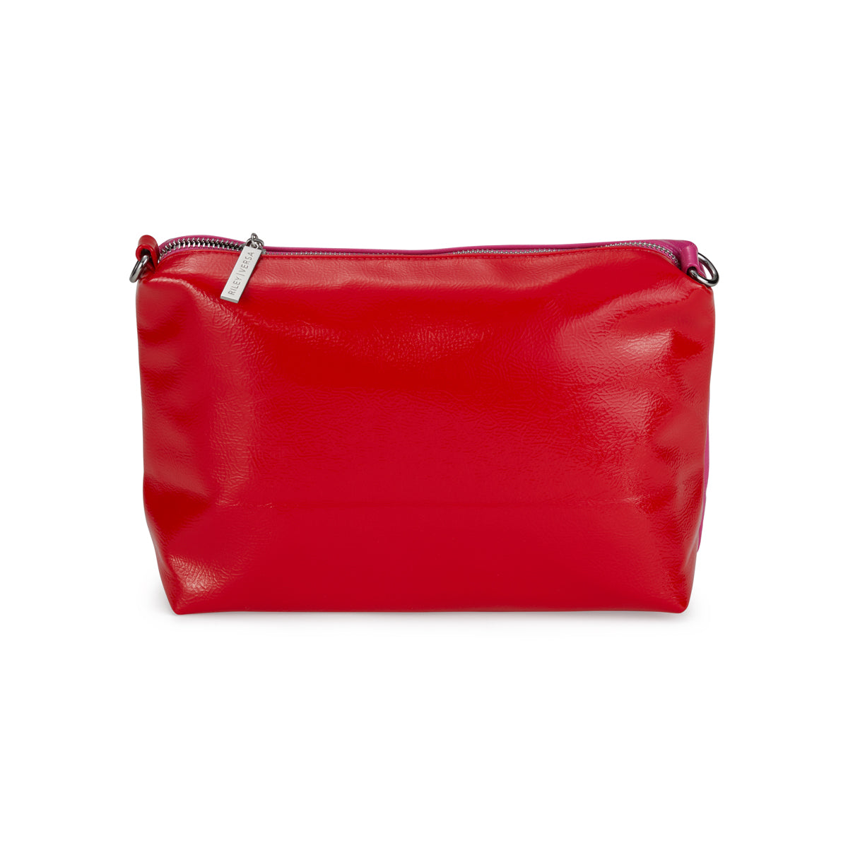 Two-Tone Patent Leather Pouch – RILEY VERSA