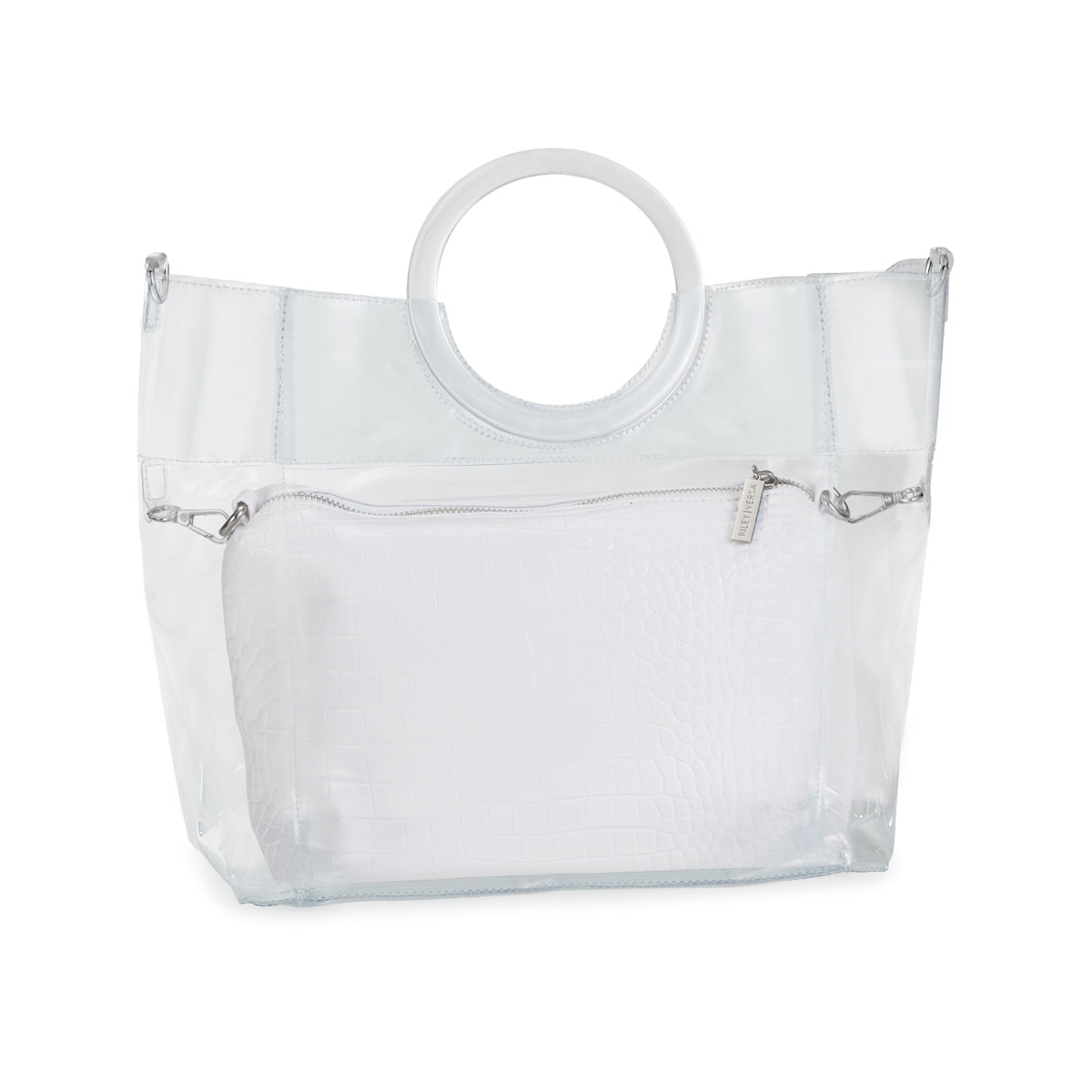 Extrovert Bag Clear Handle – RILEY VERSA